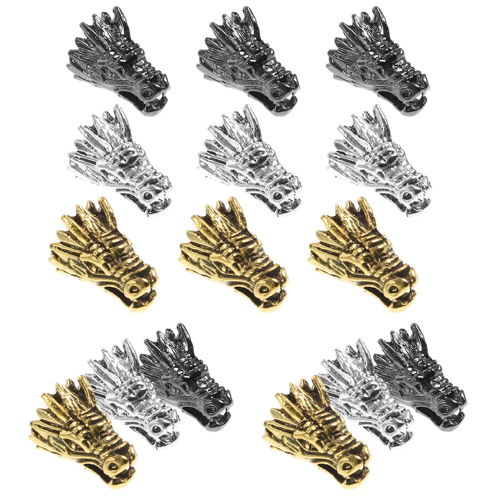 

Faucet Accessories Metal Dragon Charms Alloy Beads Decorative Bracelet Jewelry Spacer DIY for Craft