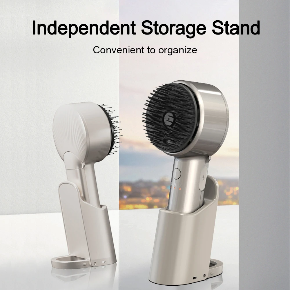 Electric Atomizing Massage Comb Head Massage Hair Growth Nano Sprayer Nourish Scalp Brush Pressure Relief Liquid Oil Applicator