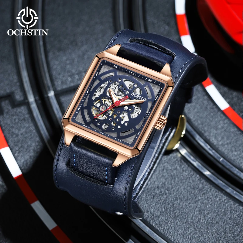 

OCHSTIN new 2024 Masterpiece craftsman series business skeleton mechanical movement waterproof watch men's mechanical watches