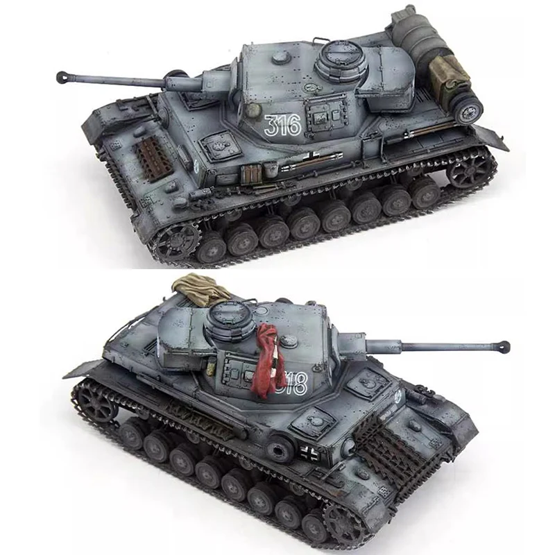 

Масштабная модель немецкого среднего танка IV F2 (1SSLAH Division) 1942 года, 1:72, пластиковая, статическая, коллекционная, подарочная.