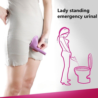 1pc/2pcs/3pcs Emergency Portable Female Urinal Stand Up Outdoor Urine Collector For Women Toilet WC Funnel Camping Reusable Tool