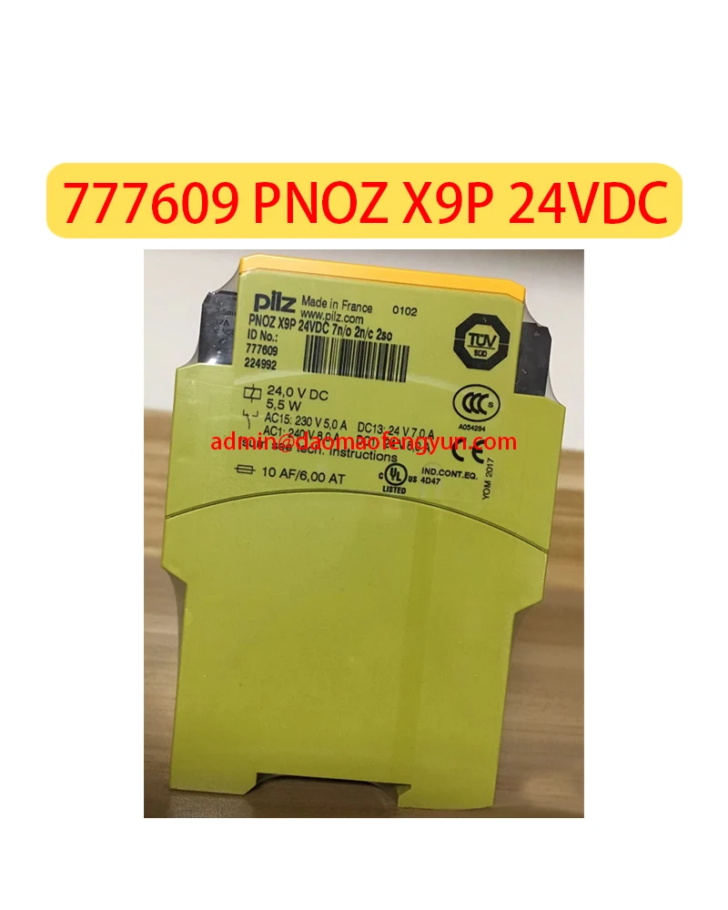 777609 PNOZ X9P 24VDC مرحلات أمان جديدة تمامًا، شحن سريع