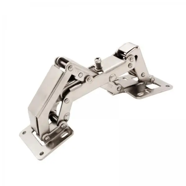 Nickel Plated 180 Degree Hidden Hinges Soft Close Cabinet Door Hinge Hydraulically Buffered for Furniture Repair