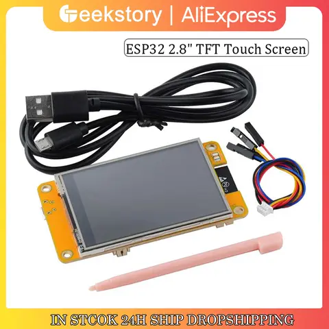 2.8" ESP32-2432S028R ESP32 Display ILI9341 Resistive Touch screen TFT LCD Module ESP-WROOM-32 Development Board
