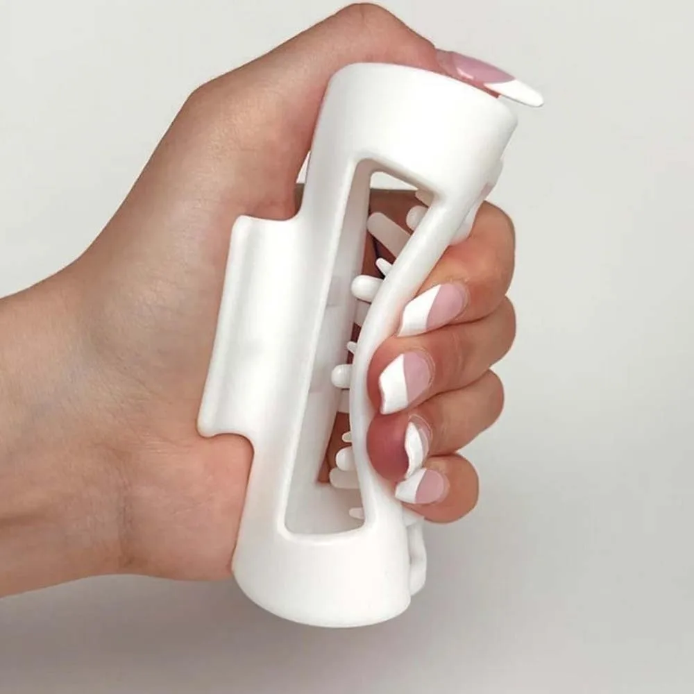 

Безопасный силиконовый зажим в виде акулы в корейском стиле, квадратный прямой коготь для волос в форме линии, водостойкий креативный однотонный зажим в форме акулы, школьный