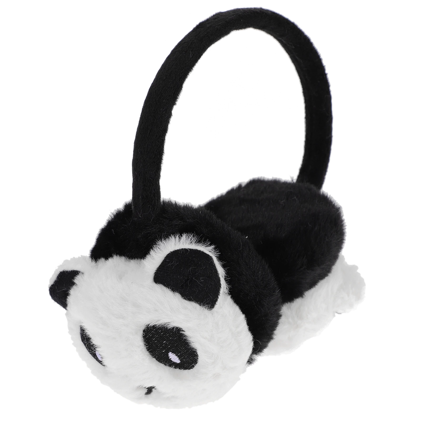 1 buah earmuff anak-anak Unisex penghangat telinga 3D telinga Panda penutup kepala earmuff baru untuk cuaca dingin petualangan luar ruangan seperti ski