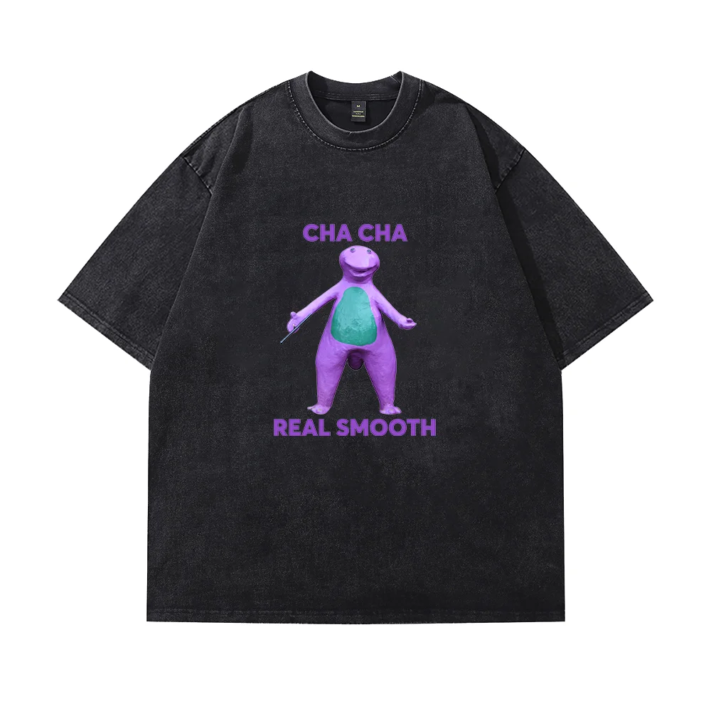 Cha Cha Real Smooth Tee Unisex Cotton T-shirt Crewneck Short Sleeve Tops