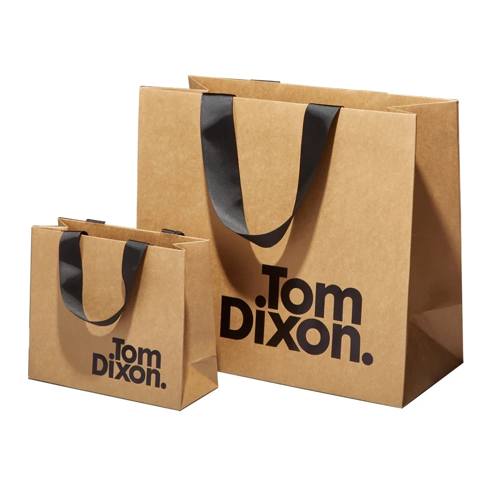 Bolsas personalizadas con impresión de logotipo, bolsa de papel de joyería de lujo, bolsas de papel de tienda de moda rosa fuerte de lujo por iDreamPackaging