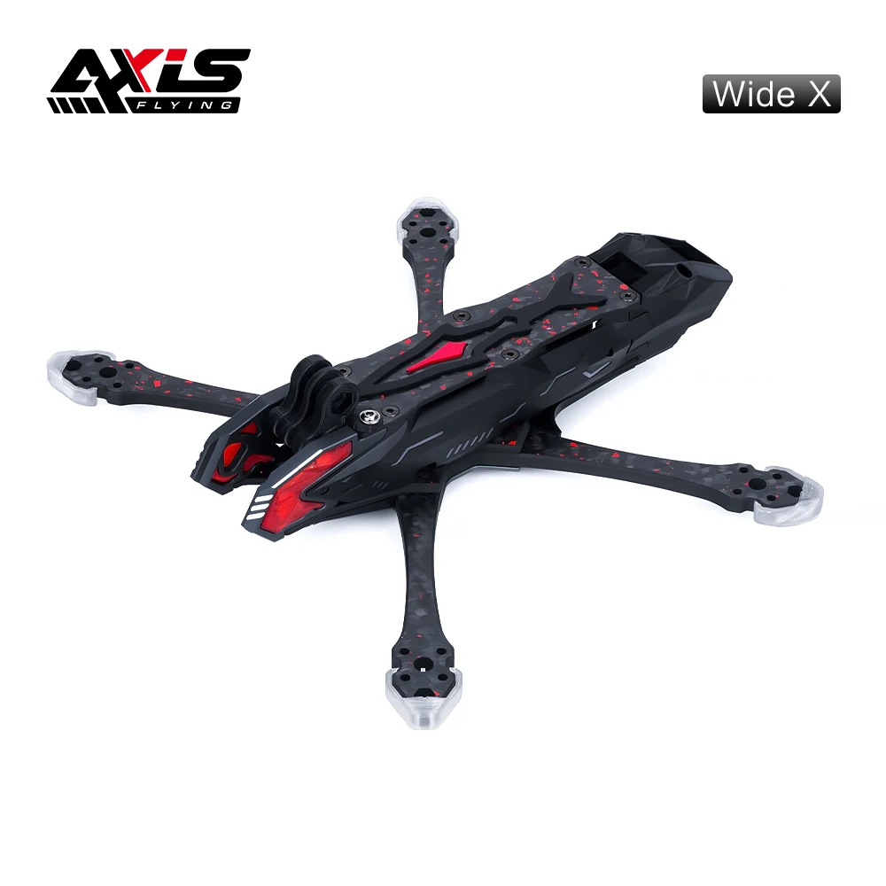 

Axisflying Manta 5pro 5inch Squashed X Carbon Fiber Frame Wheelbase 226.5mm 20x20mm/M3 height 23mm For RC FPV Drone