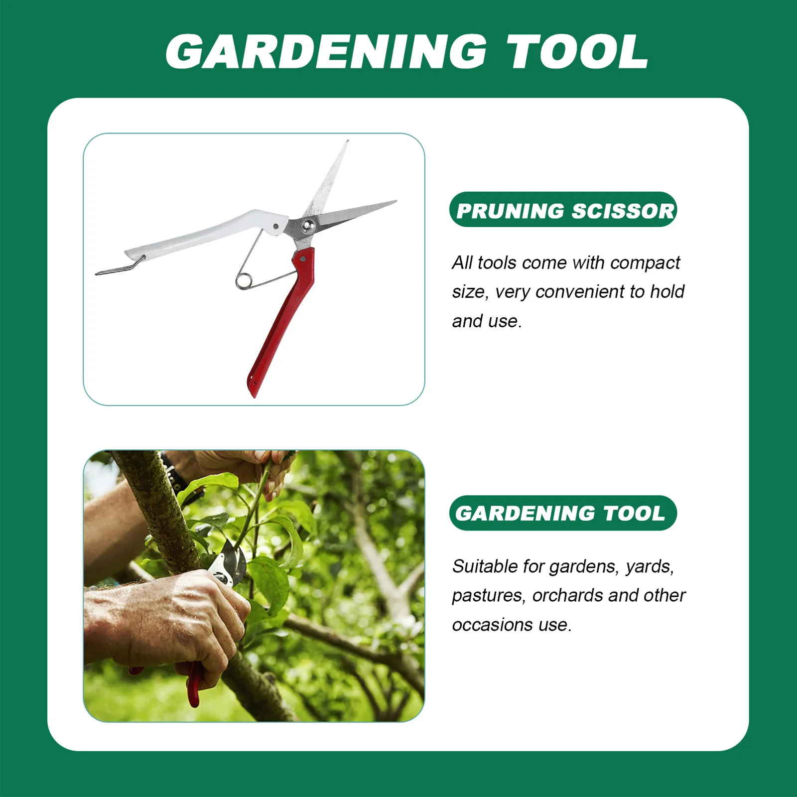 

Садовые секаторы из нержавеющей стали: компактные, легкие, для точной обрезки веток, цветов, растений и деревьев