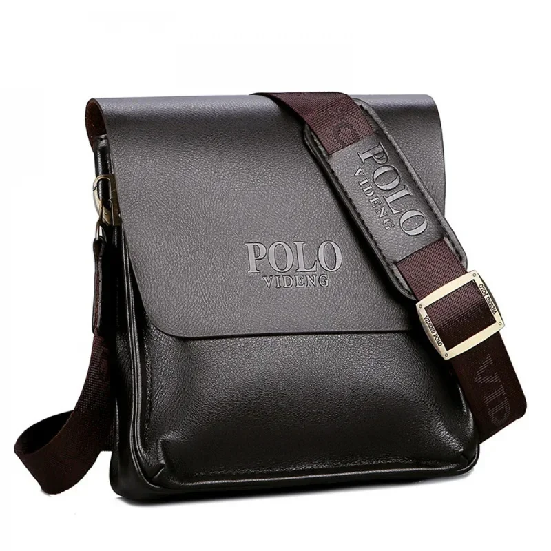 Men's Trendy Inclined Shoulder Bag Leisure Business Single Shoulder Polo Vertical Bag