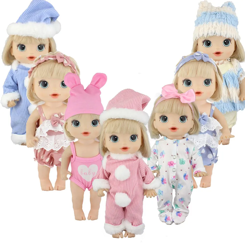 2022 New plush suit  For 12 Inch Baby Alive Doll 30CM Baby Doll Clothes，doll accessory