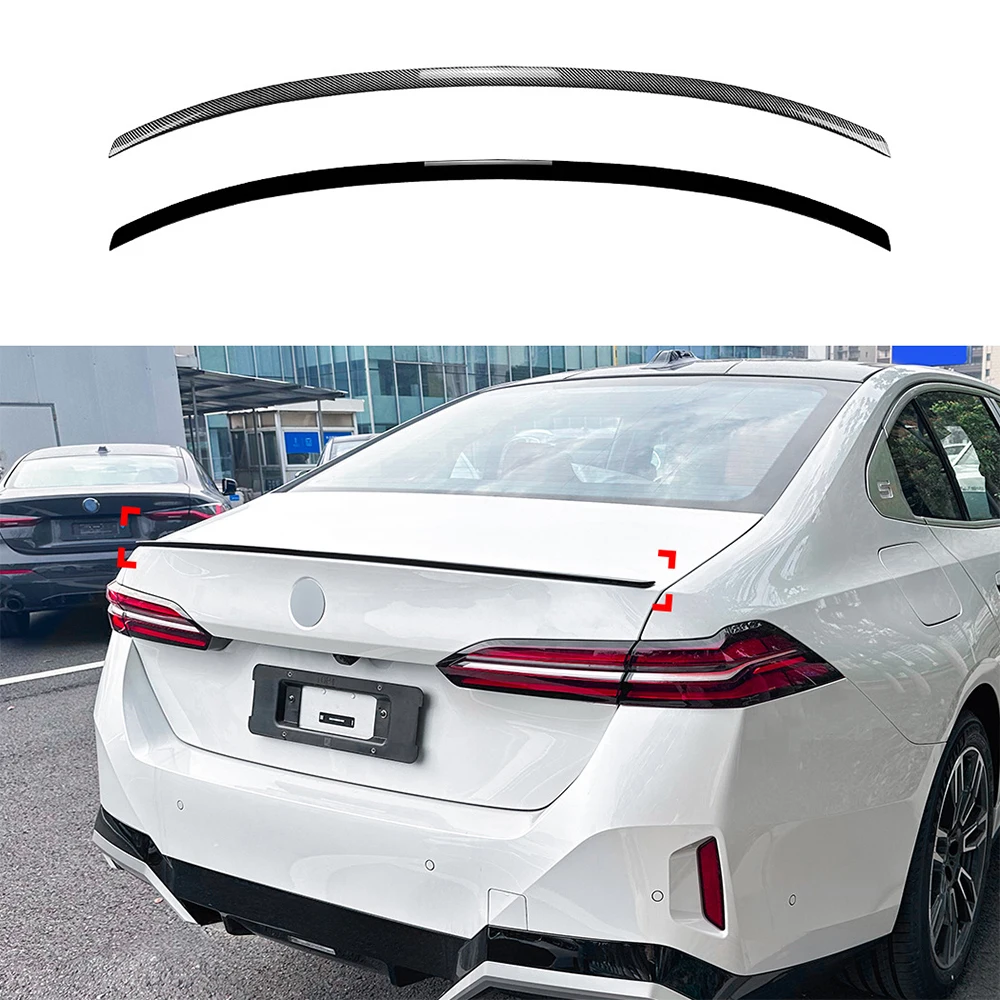 

For BMW 5 Series I5 G60 525i 530i 2024+Rear Trunk Spoiler Lip Tail Air Deflector Tuning Rear Wing Body Kit Automobile Modifition