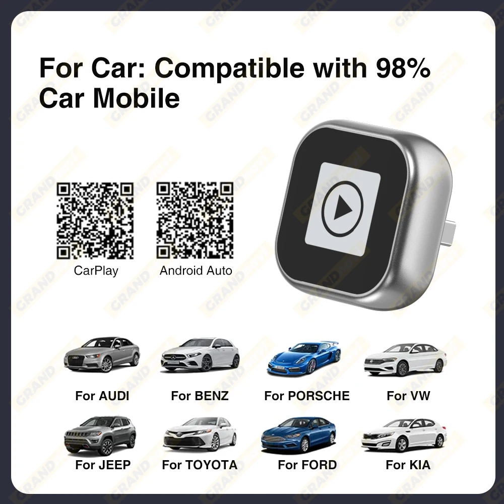 Neue Drahtlose CarPlay Android Auto Adapter USB Dongle Smart Mini Box Plug Und Play Universal Für VW Toyota Nissan Honda Ford Benz – Detail 8