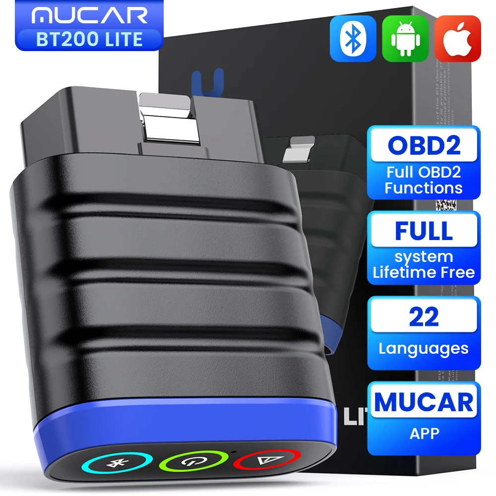 yZ[zMUCAR BT200 Lite OBD2XLi[ tVXeff R[hNA Cuf[^ ԗff BluetoothΉ DollarFixAv