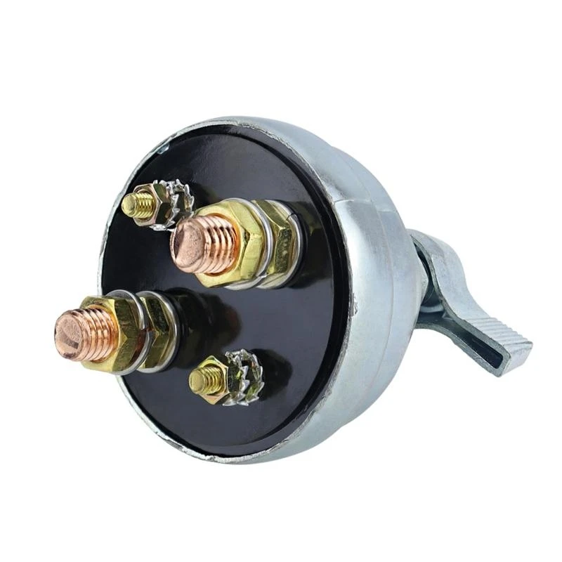 57BA Aluminum Housing Battery Disconnect Switch Secure Power Cutoff Switch for Car