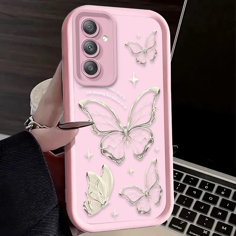 Geavanceerde Vlinder Telefoon Case voor Samsung Galaxy A20 A30 A54 A05 A05S A34 A24 A14 A53 A33 A23 A13 A32 A22 A12 A71 A51 A31 A50