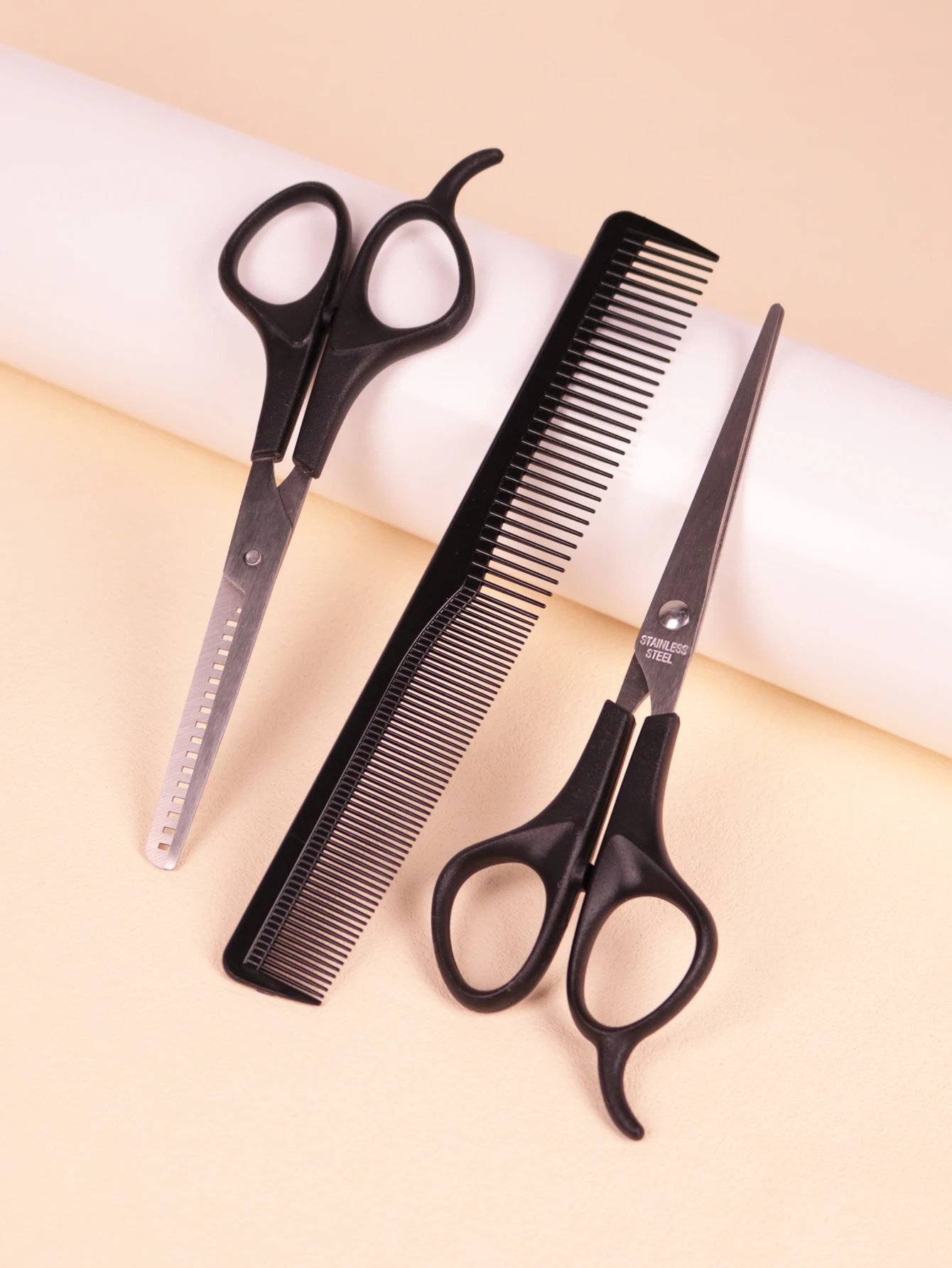 

Scissors Sets-Suitable for Thinning and Styling Hair- for Finishing,Point Cuts,and Flat Cuts Special for real hair wigs
