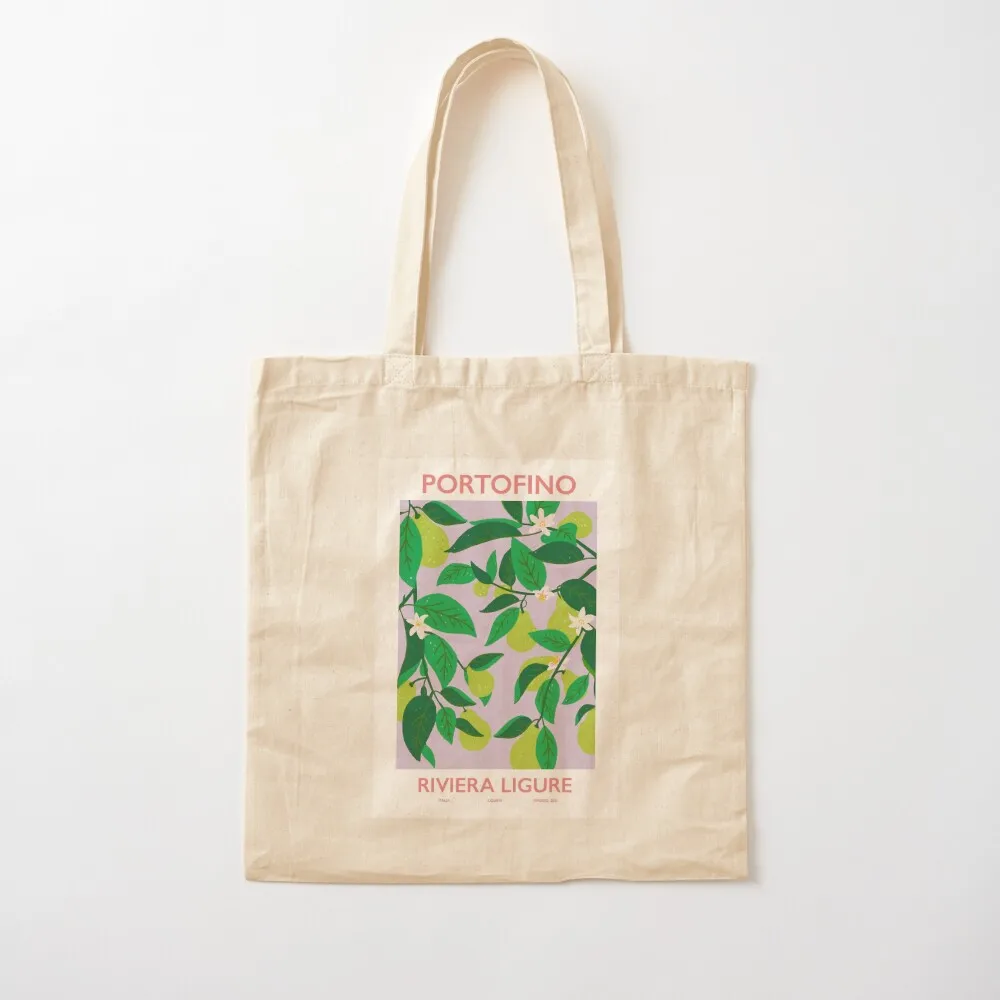 Portofino Riviera Ligure Poster Tote Bag Women's tote bag tote bags men Handbags large size bags