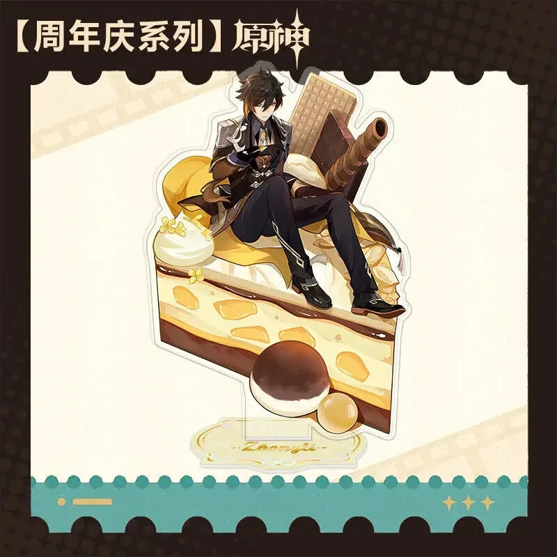 Anime Genshin Impact Furina Venti Raiden Shogun Acryl Staande Board Teken Cosplay Cartoon Gift
