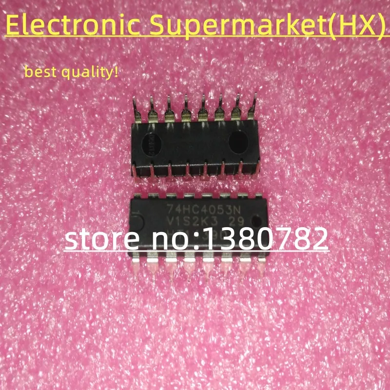 

Бесплатная доставка 100 шт./лот 74HC4053N DIP-16 Новая микросхема в наличии!
