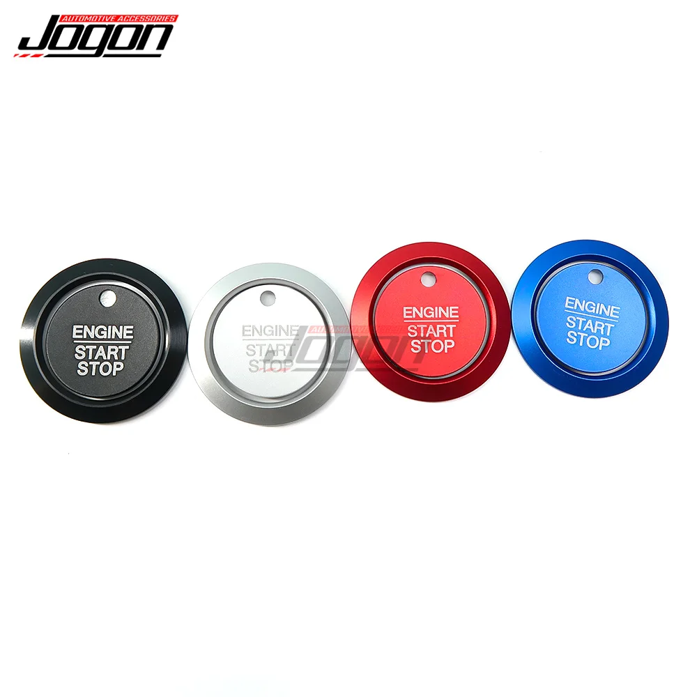 Car Ignition Engine Push Start Stop Button Switch Cover Sticker Interior For Ford F150 RAPTOR 2017 2018 2019 Truck Accessories