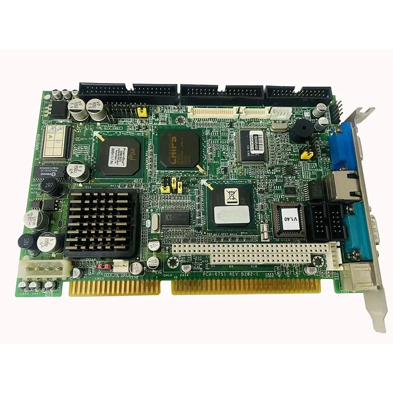 Onboard Low Power pentium MMX,266mhz CPU  430TX  CT69000 chipset Half-size motherboard