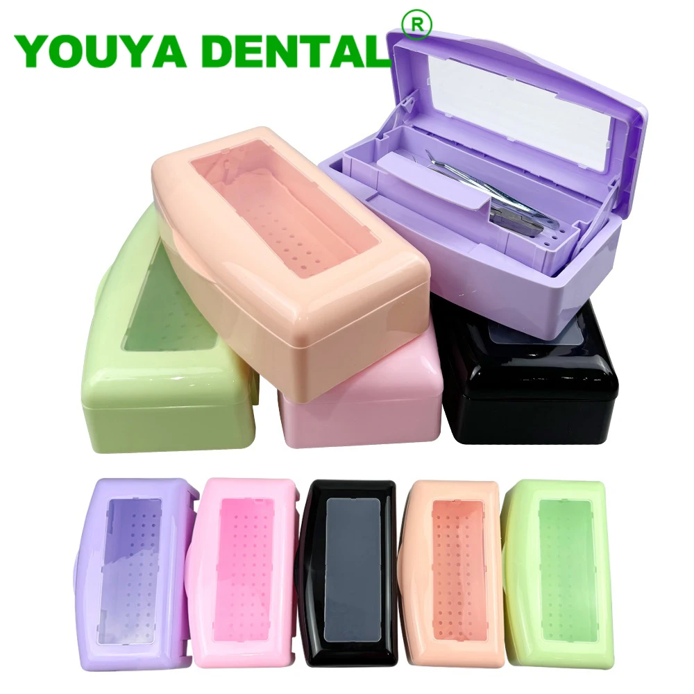 

Dental Sterilization Box For Tweezers Scissors Dentistry Surgical Instrument Holder Dentist Tools Soak Disinfection Placing Case