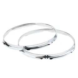 Practical 2 Pieces Iron 10 '' / 12 '' / 13 '' / 14 '' Drum Hoops Rings Rim DIY