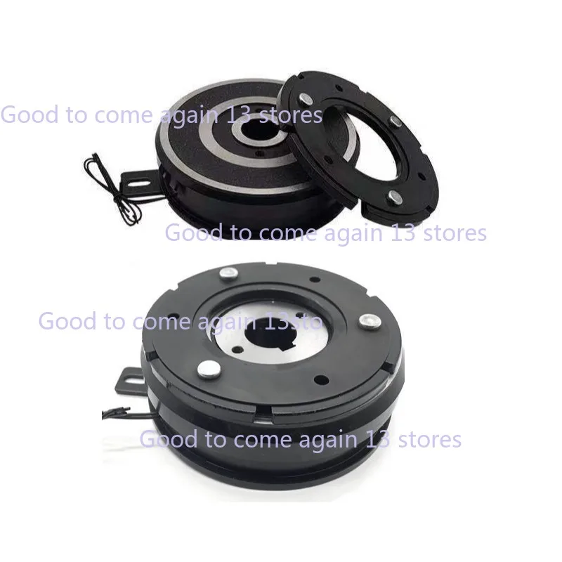 12V DLD6 -10 Dry Type Inner Bearing Lug Flange Guide Seat Veneer Electronic Electromagnetic Clutch Mounting Machine