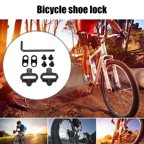 माउंटेन बाइक पेडल क्लिप स्पीड साइकलिंग पेडल क्लिप स्पीड सेल्फ लॉकिंग पेडल माउंटेन एंटी-स्लिप लुक शूज़ क्लीट्स 8 best sales पेडल क्लिप - №5