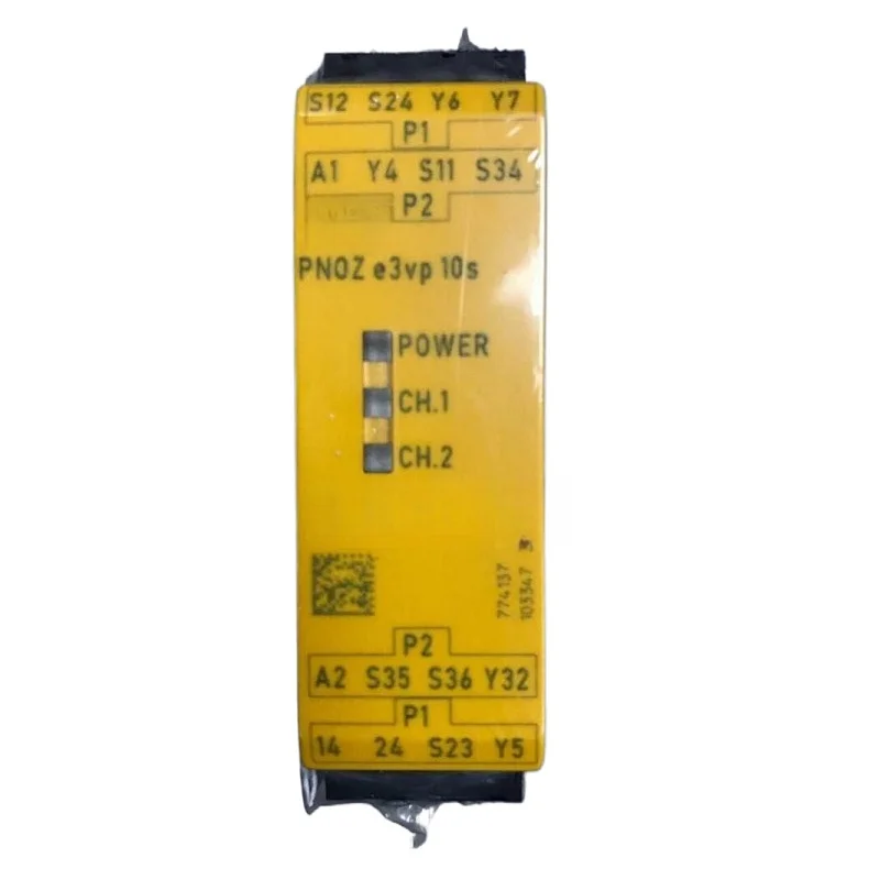 Módulo de relé de seguridad, nuevo para Pilz PNOZ e3vp 10/24VDC 1so 1so t 774137