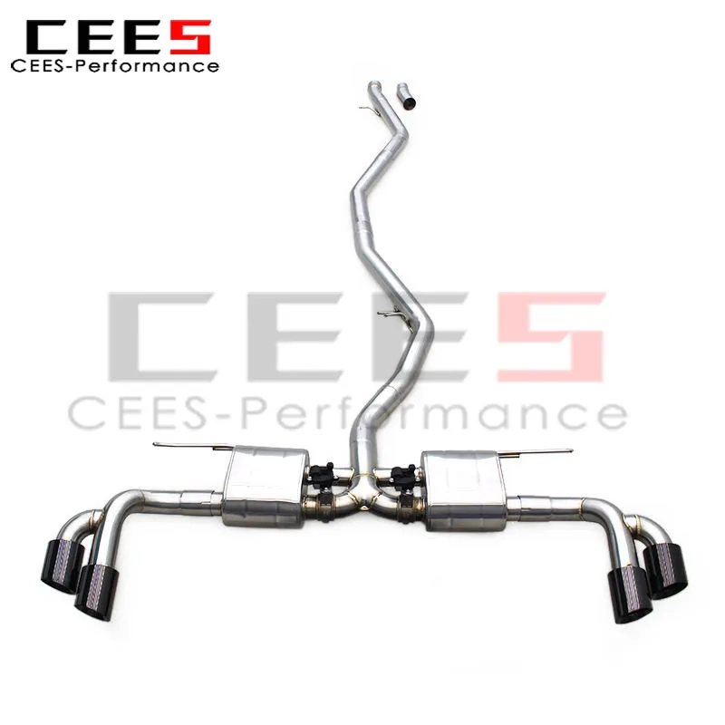 

CEES Catback выхлопная система для BMW X5 F15 2.0T/3.0T 2014-2018 из нержавеющей стали Valvetronic выхлопные трубы глушитель клапан управления