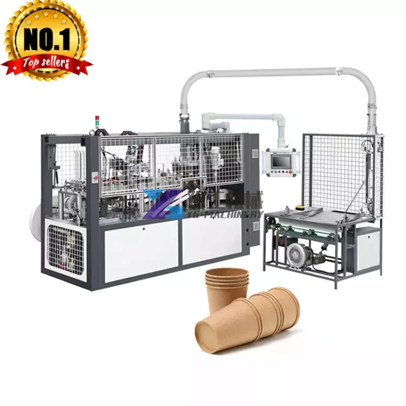 Machine à gobelets en papier jetables de 3Oz-12Oz faisant le prix de la machine au Pakistan
