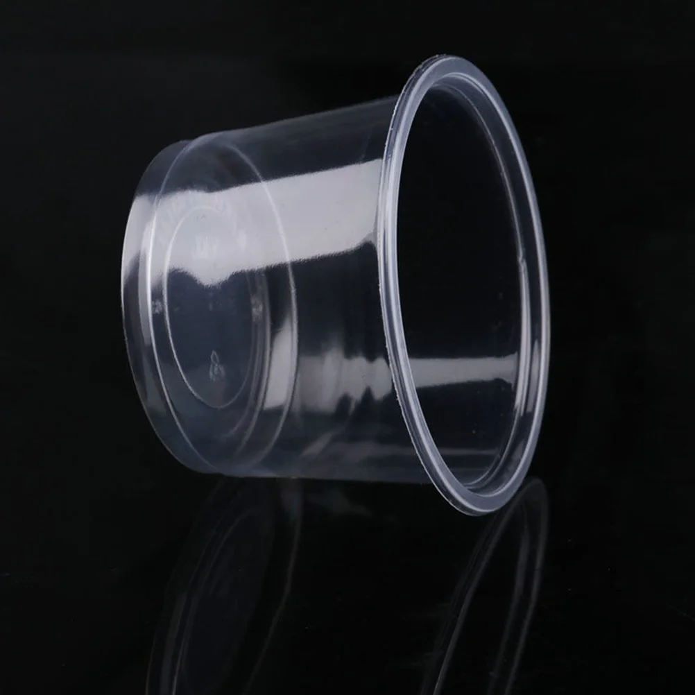 

50 Pcs Cream Plastic Pudding Cups Yogurt Parfait Pastry Transparent Disposable for Dessert