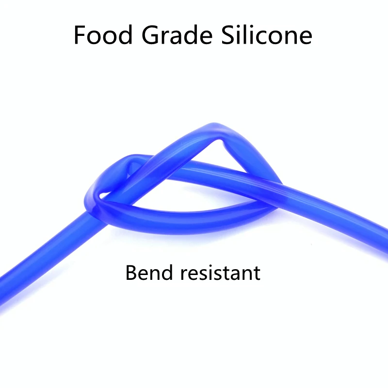 Силиконовая трубка 1 метр ID 2 3 4 5 6 7 8 9 10 12 мм гибкий резиновый шланг пищевой класс мягкая Питьевая труба соединитель для воды Мягкая трубка