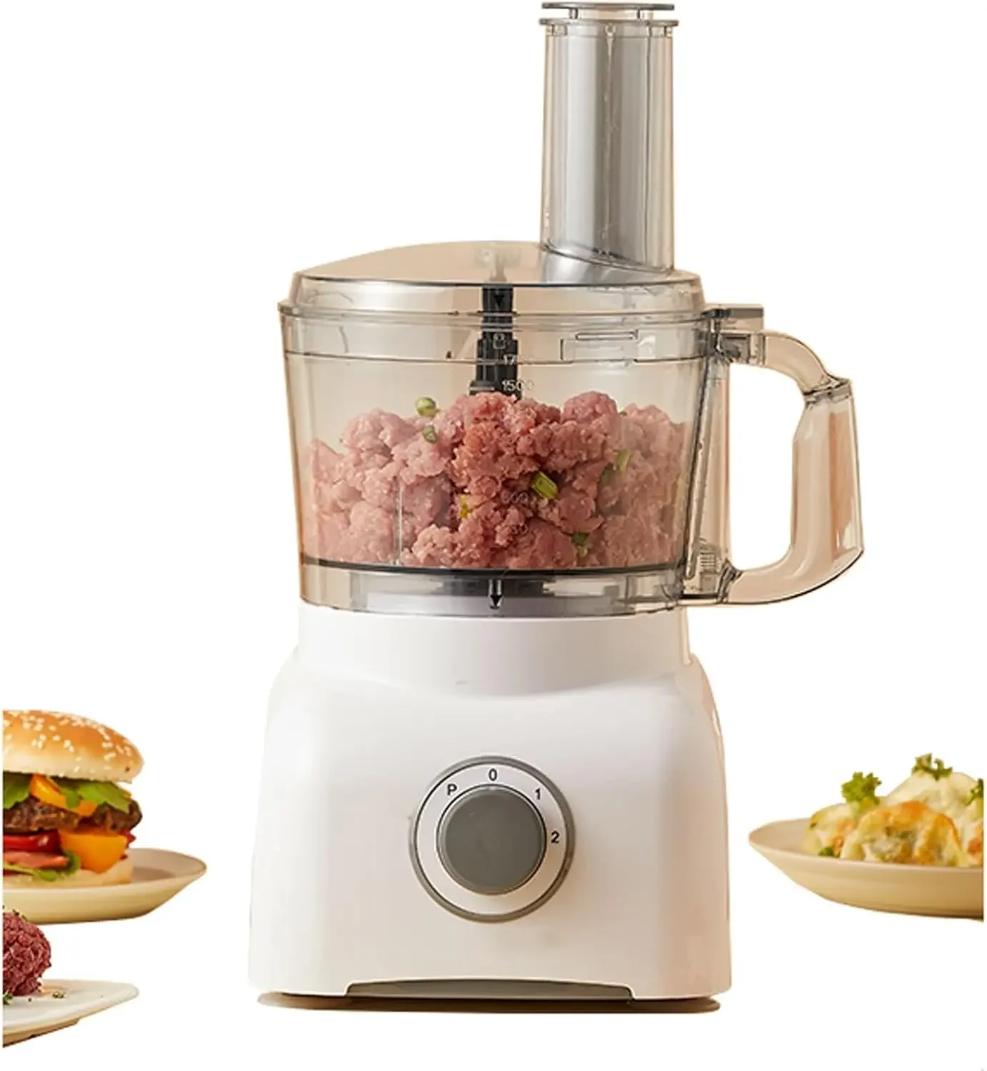 chopper electric mini food chopper electric Food processor, household multifunctional meat mixer, shredded slices