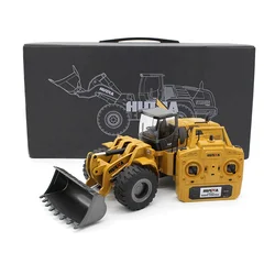 Huina 1583 v4 2.4g 1/14 10ch lega di metallo pala gommata modello pressofuso parti telecomando costruzione auto rc bulldozer camion giocattolo