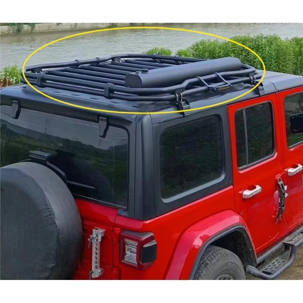 

Black Aluminum Alloy Roof Luggage Rack for wrangler JK & JL 2007+ F2013