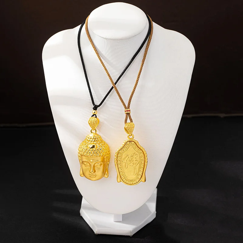 

24K Gold Palace Style Tathagata Buddha Pendant Unisex AU999 - 24K forged, AU999 certified, luxurious palace style