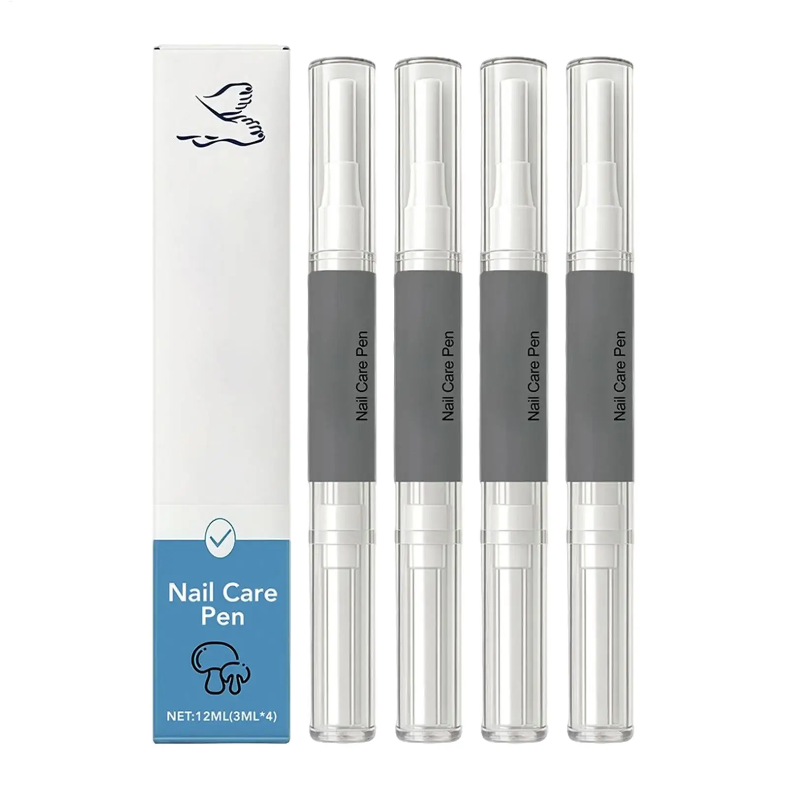 Stylo de soin des ongles, 4 pièces, huile d'arbre à thé pour les ongles, réparation des cuticules, traitements des ongles, Nutrition des ongles