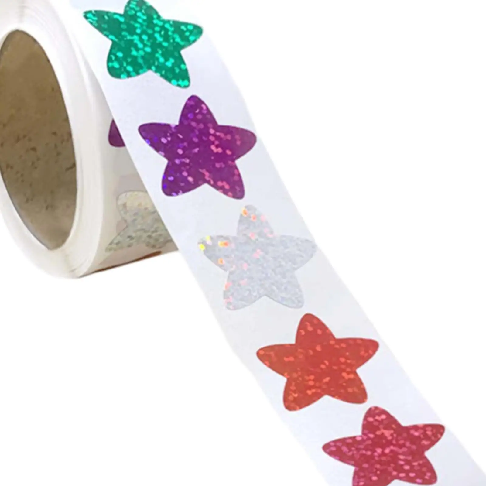 500Pcs Star Stickers 2.5cm for Boutiques Food Containers Scrapbooking