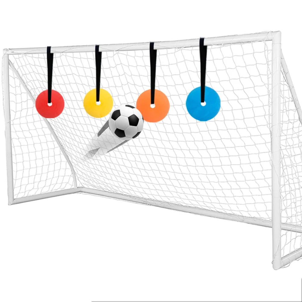 1 Set Shooting Goal Target Discs with Adjustable Rope Soccer Targets Soccer Goal Targets for Lacrosse Hockey Soccer Baseball