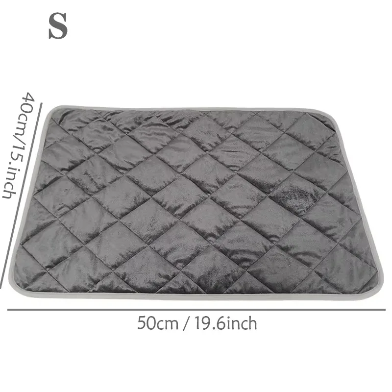 Super Soft Cushion Cat Dog Heating Pad Nest Winter Heating Constant Temperature Waterproof Cloth Pet Blanket view 3