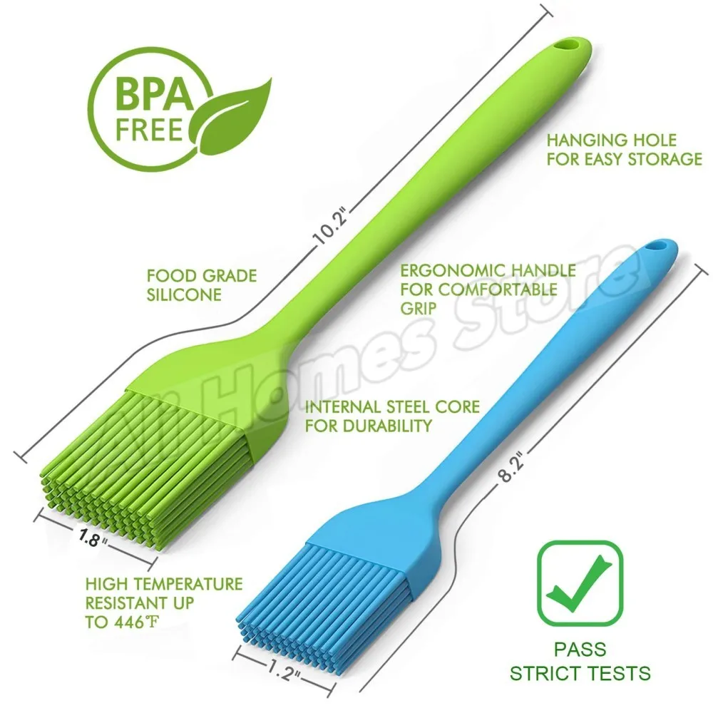 5/1PC Silicone Kitchen Brush Baking Oil Brush Basting Brush DIY Cake Bread Butter Brushes BBQ Tools Cooking Barbecue Accessories