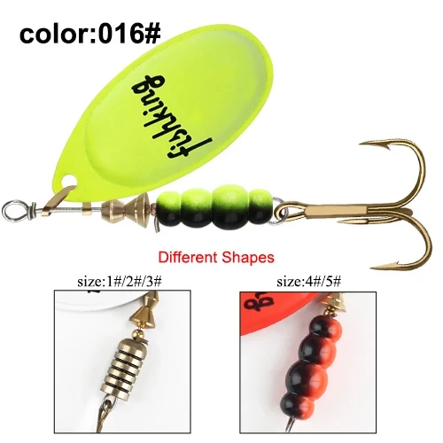 Metall Löffel Spinner Köder 3,9g 4,6g 7,4g 10,8g 15g 1Pcs Spoonbait Wobbler Angeln wobbler Für Hecht Häkeln Set Köder Tackles