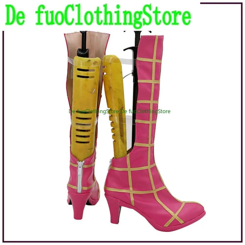 

Defuo Одежда Обувь Магазин Обувь для косплея Невероятные приключения Триш Уна Сапоги Реквизит Игра Аниме Хэллоуин