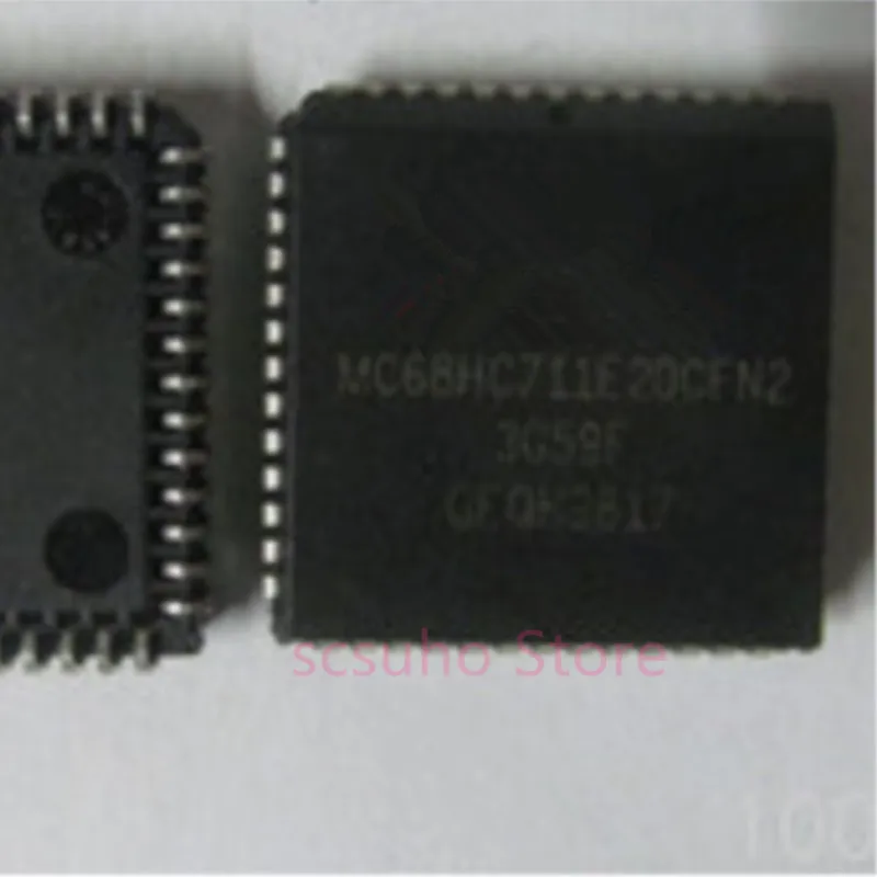 1pcs  MC68HC711E20CFN2  MC68HC711E20 MC68HC711   PLCC52