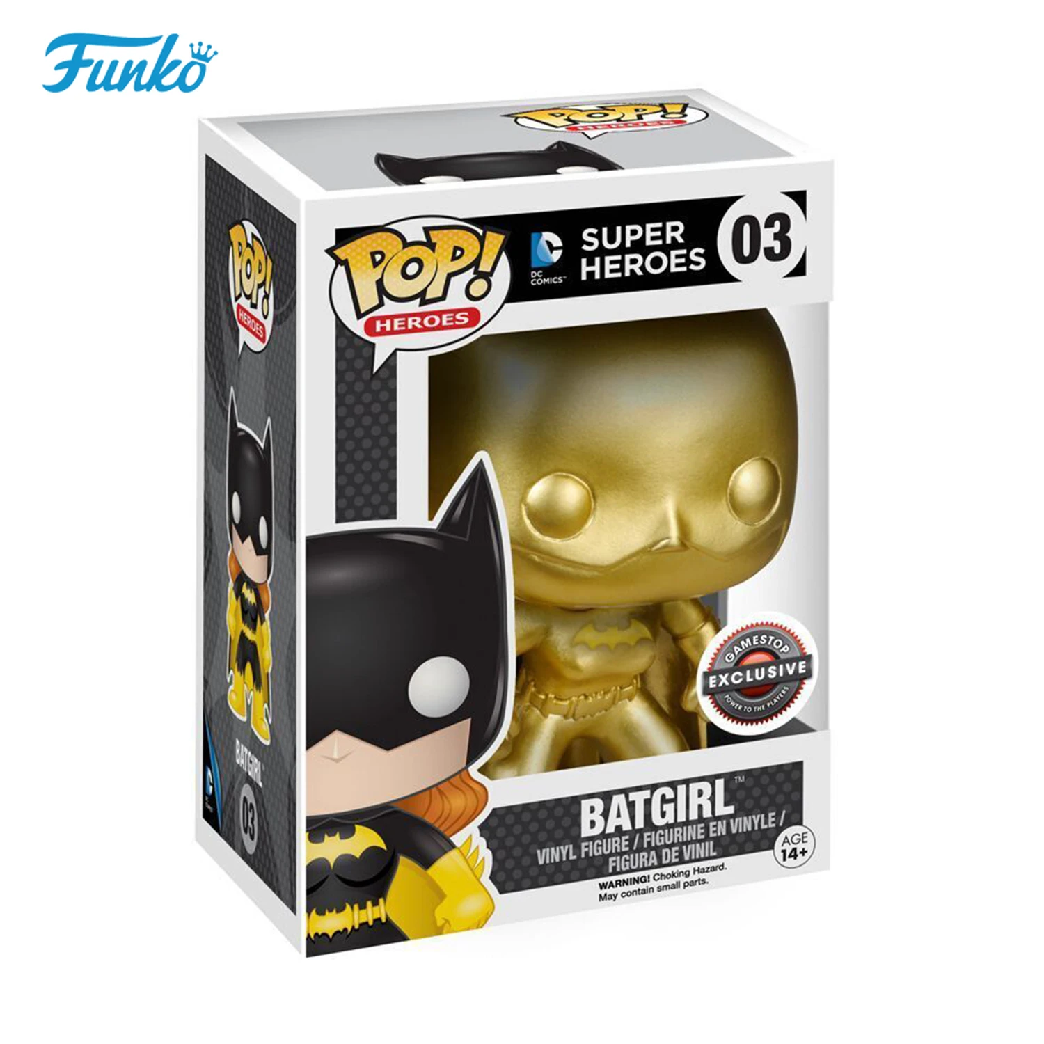 FUNKO POP Vinyl Figure Collection DC Film Super Heroes Batgirls Limited Golden Collection Figurine Ornaments