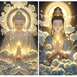 New Arrivals 5D Diamond Painting Beautiful Buddha Picture Full Drills Diamond Rhinestone Mosaic Image Embroidery